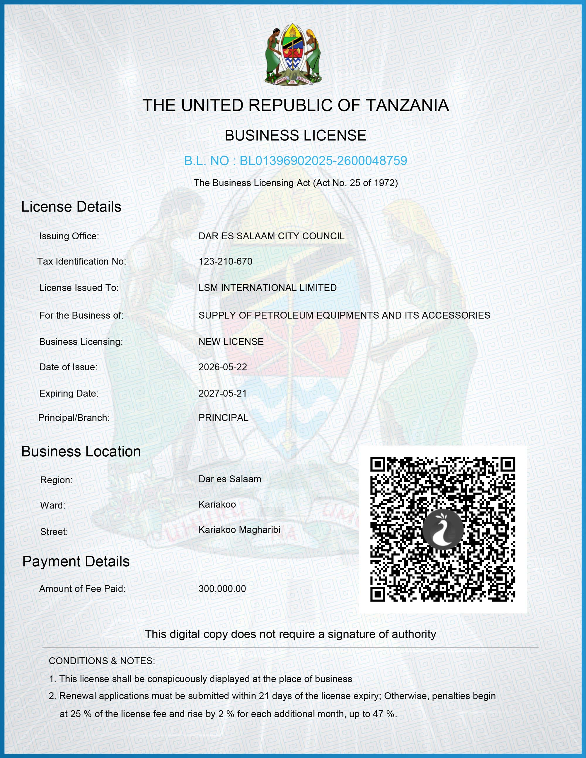 Business License