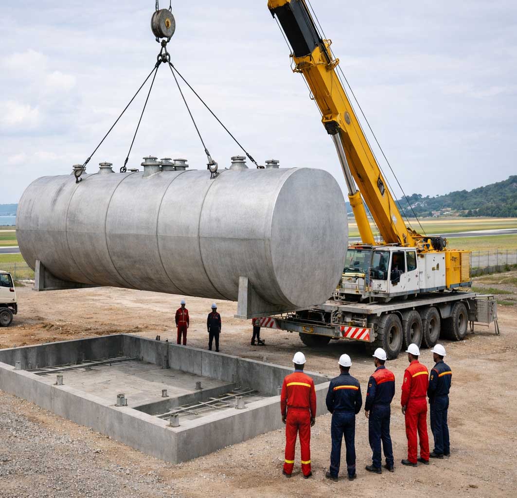Fuel Storage Tank Installation – BP Tanzania, Mwanza Airport